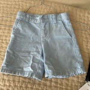 Janie and Jack light blue chino shorts. Size 18-24m